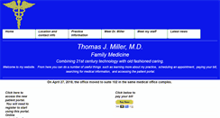 Desktop Screenshot of drthomasmiller.com
